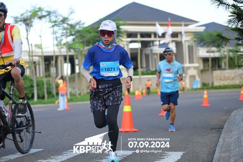 Race photo from KBP City Run 2024
