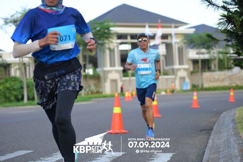 Race photo from KBP City Run 2024