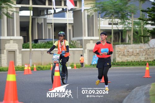 Race photo from KBP City Run 2024