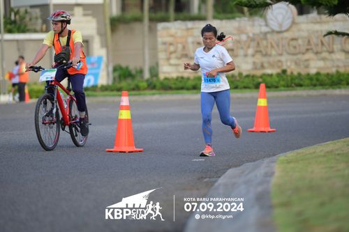 Race photo from KBP City Run 2024