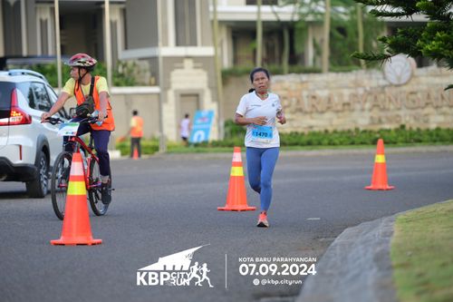 Race photo from KBP City Run 2024