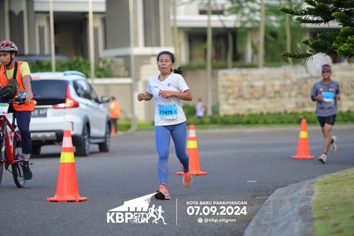 Race photo from KBP City Run 2024