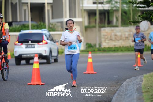 Race photo from KBP City Run 2024