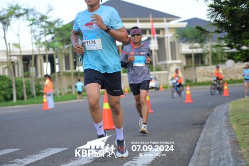Race photo from KBP City Run 2024