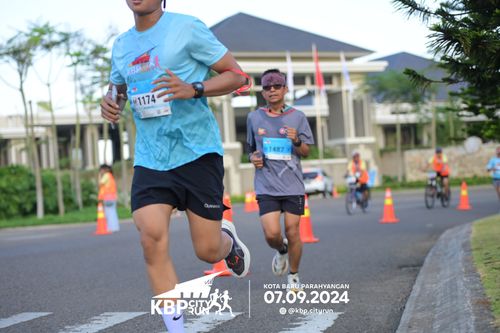 Race photo from KBP City Run 2024