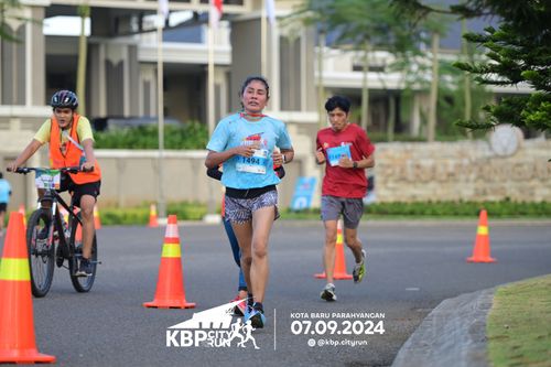Race photo from KBP City Run 2024