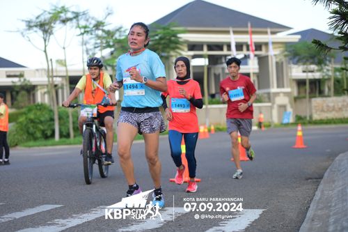 Race photo from KBP City Run 2024