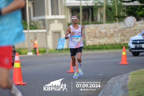Race photo from KBP City Run 2024