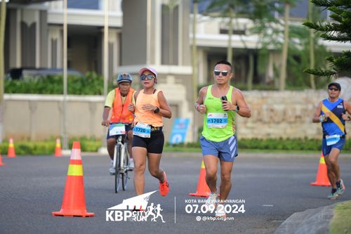 Race photo from KBP City Run 2024