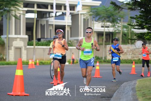 Race photo from KBP City Run 2024