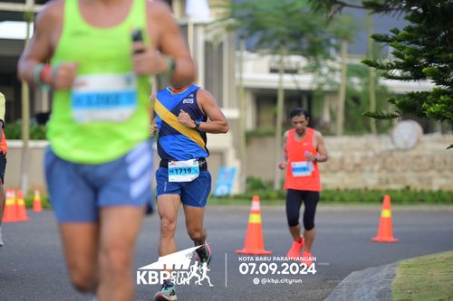 Race photo from KBP City Run 2024