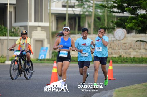 Race photo from KBP City Run 2024