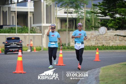 Race photo from KBP City Run 2024
