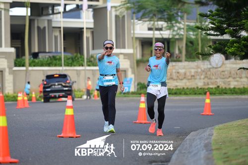 Race photo from KBP City Run 2024