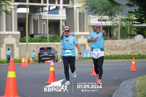 Race photo from KBP City Run 2024