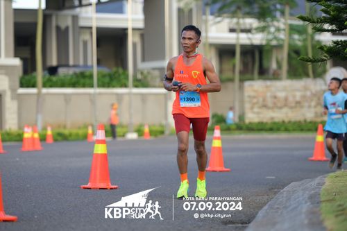 Race photo from KBP City Run 2024