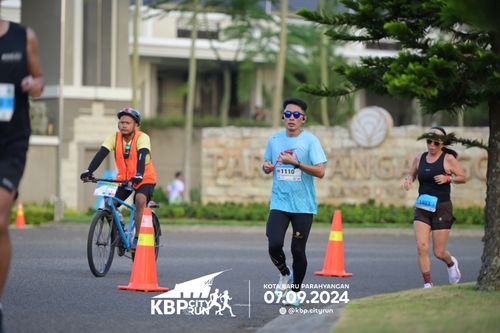 Race photo from KBP City Run 2024
