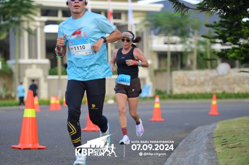 Race photo from KBP City Run 2024