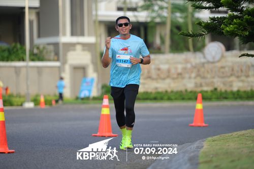 Race photo from KBP City Run 2024