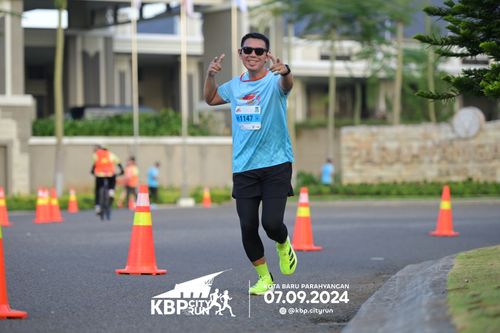 Race photo from KBP City Run 2024