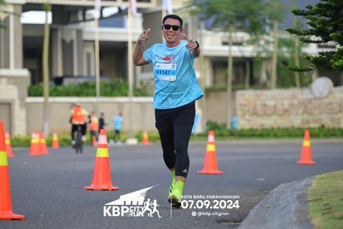 Race photo from KBP City Run 2024