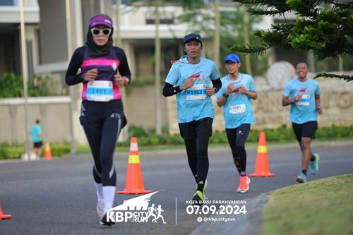 Race photo from KBP City Run 2024