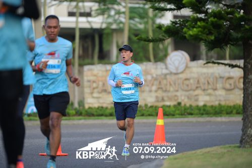 Race photo from KBP City Run 2024