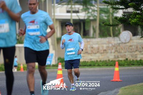 Race photo from KBP City Run 2024