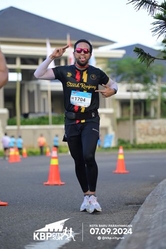 Race photo from KBP City Run 2024