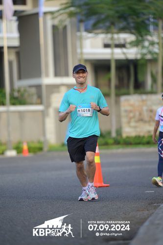 Race photo from KBP City Run 2024