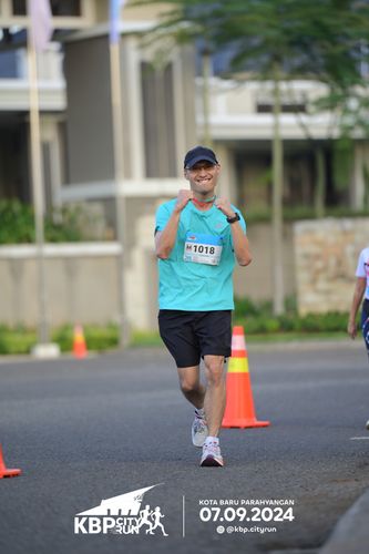 Race photo from KBP City Run 2024