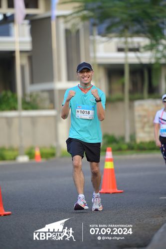 Race photo from KBP City Run 2024