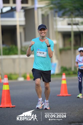 Race photo from KBP City Run 2024