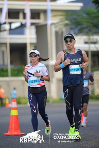 Race photo from KBP City Run 2024