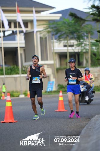 Race photo from KBP City Run 2024