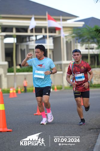 Race photo from KBP City Run 2024