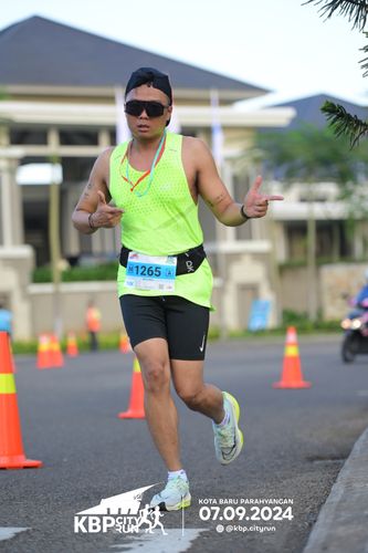 Race photo from KBP City Run 2024