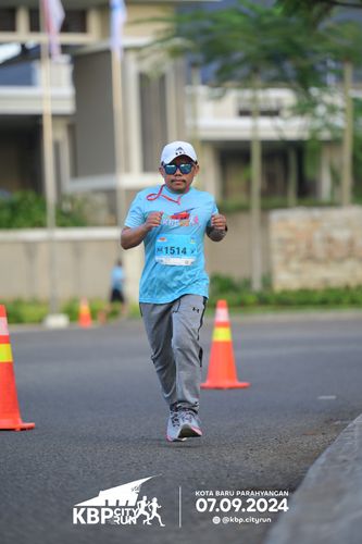 Race photo from KBP City Run 2024