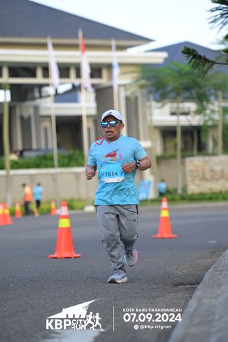 Race photo from KBP City Run 2024