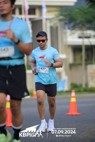 Race photo from KBP City Run 2024
