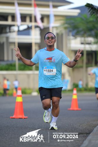 Race photo from KBP City Run 2024