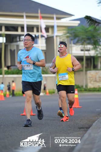 Race photo from KBP City Run 2024