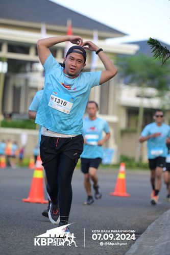 Race photo from KBP City Run 2024