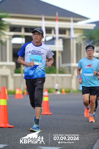 Race photo from KBP City Run 2024