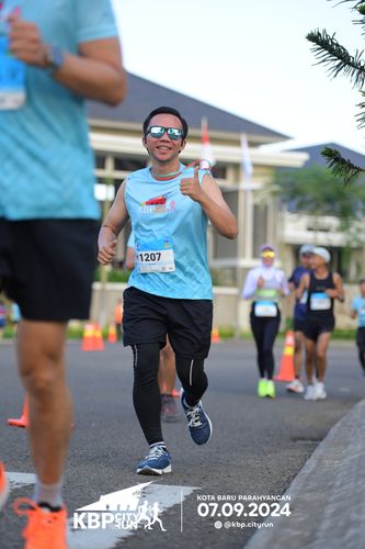 Race photo from KBP City Run 2024