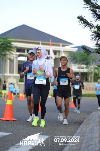 Race photo from KBP City Run 2024
