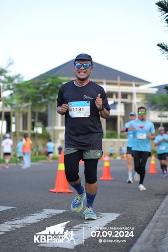 Race photo from KBP City Run 2024
