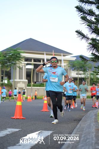 Race photo from KBP City Run 2024