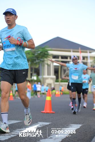 Race photo from KBP City Run 2024