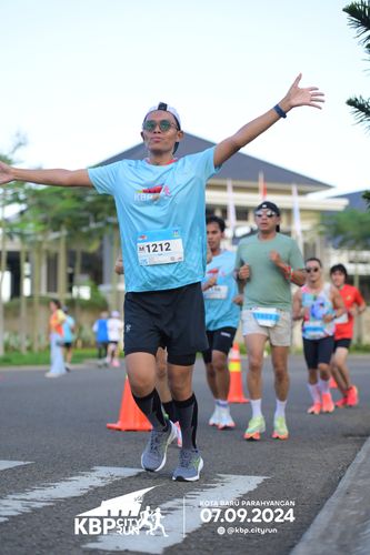 Race photo from KBP City Run 2024